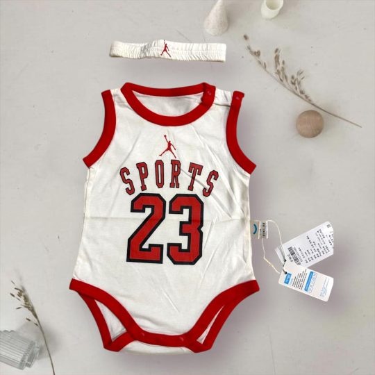 Baby Sports Romper with Headband