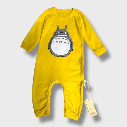 Yellow Kitty Baby Onesie